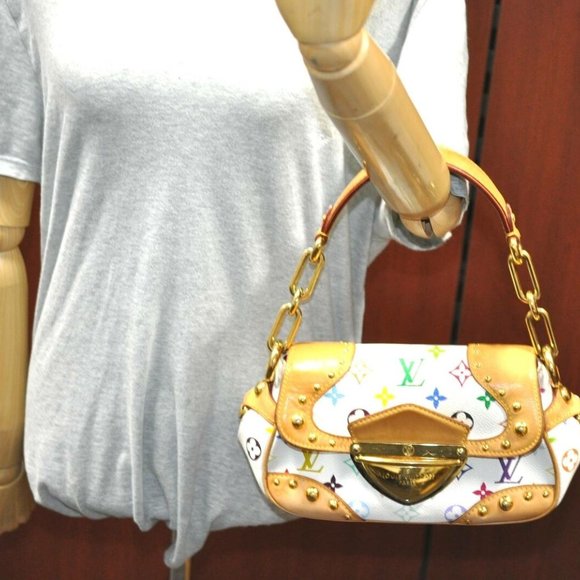 Multicolor White Marilyn Shoulder Bag - Picture 12 of 12